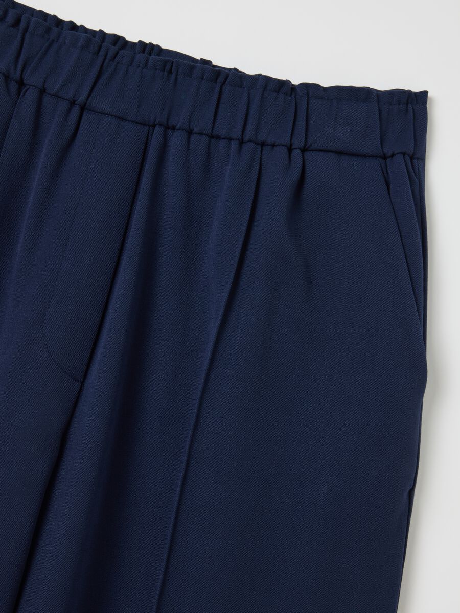 Pantaloni blu wide leg_5
