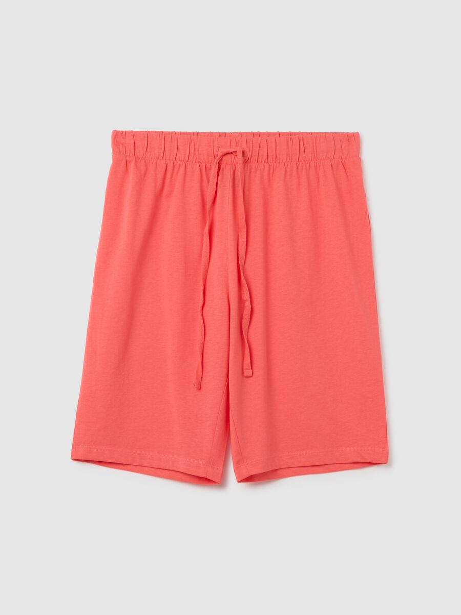Women's summer outfit in pure pink cotton, regular fit_4