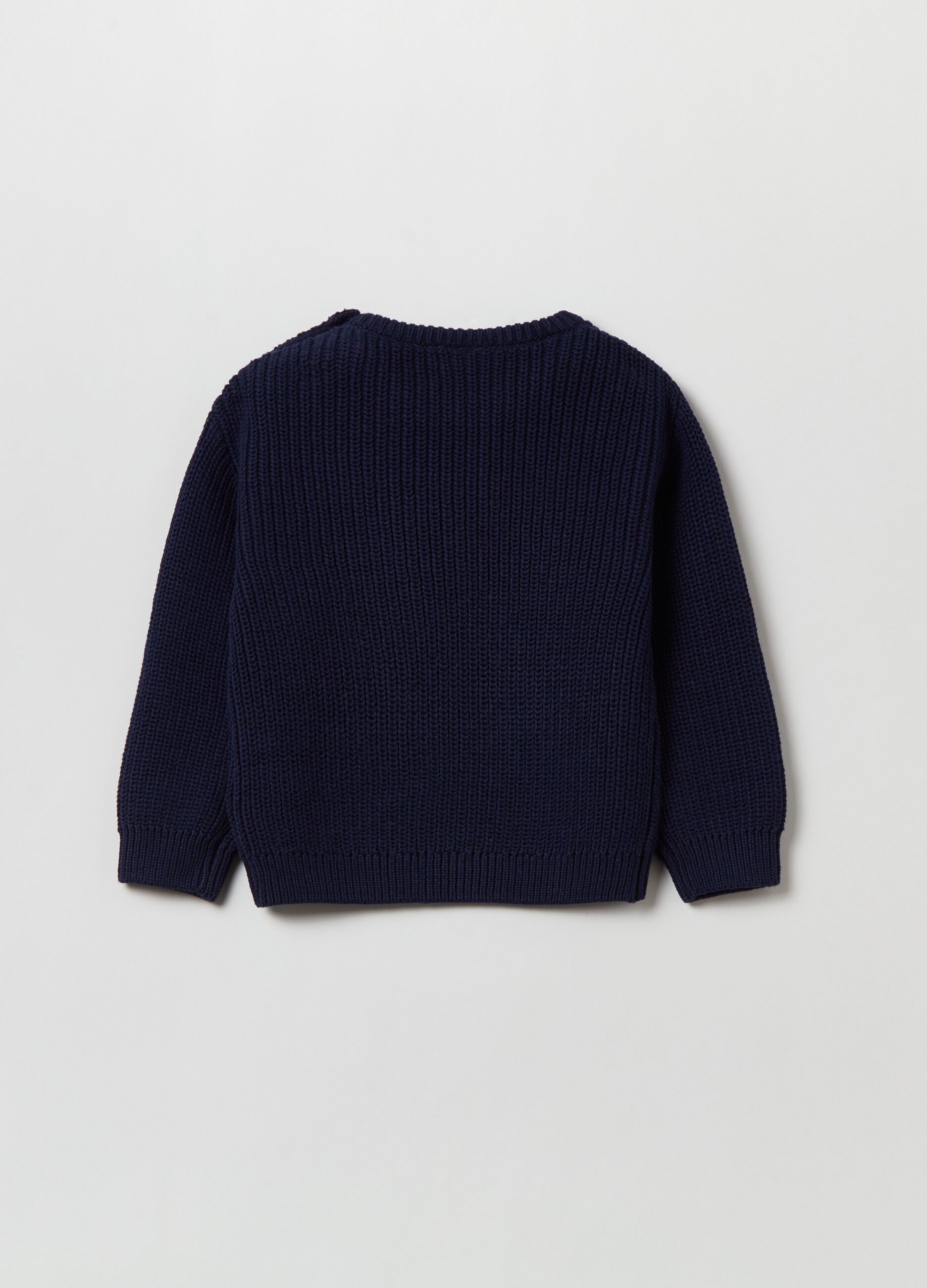 Pullover in cotone a costine_1
