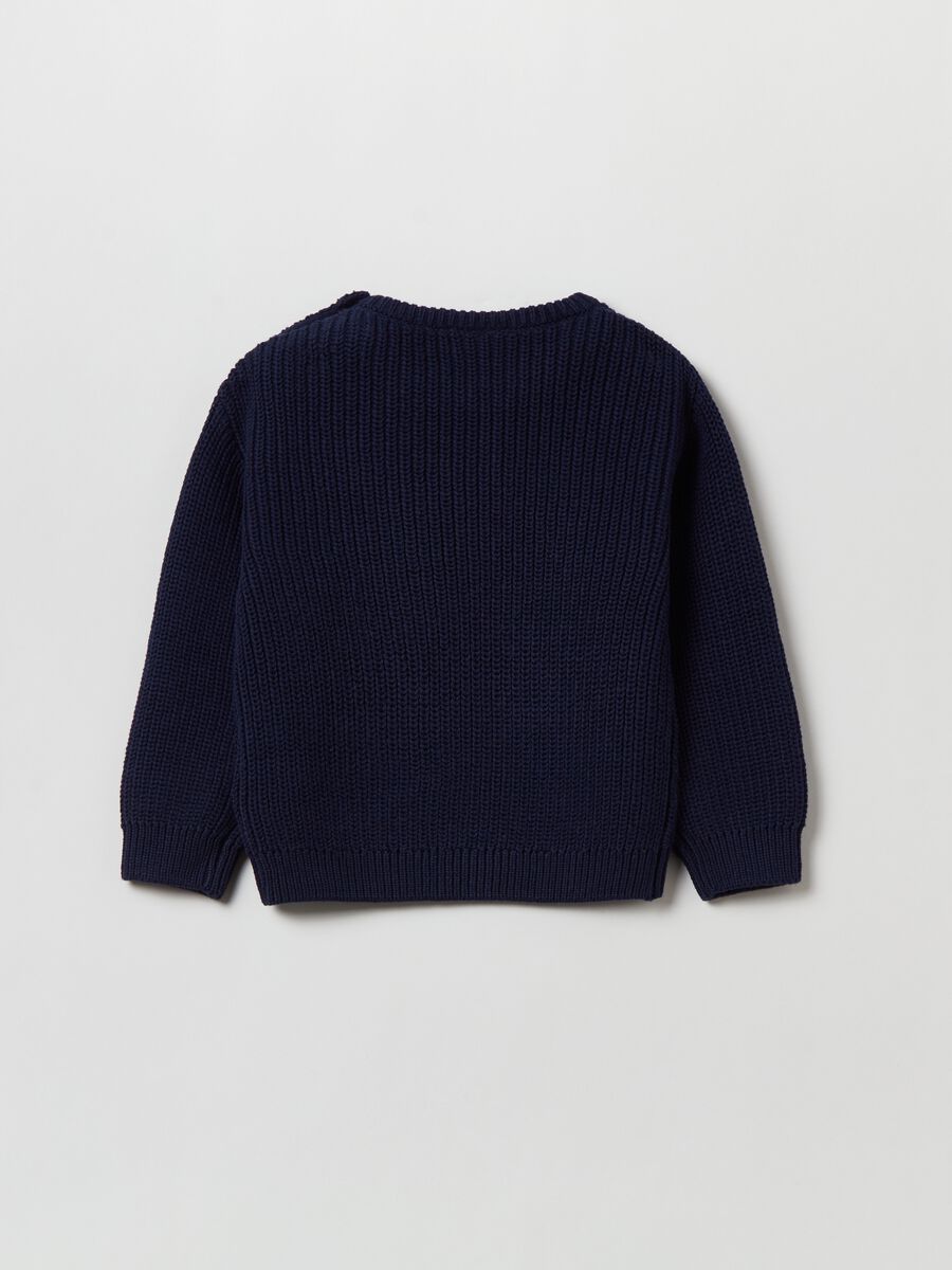 Pullover in cotone a costine_1