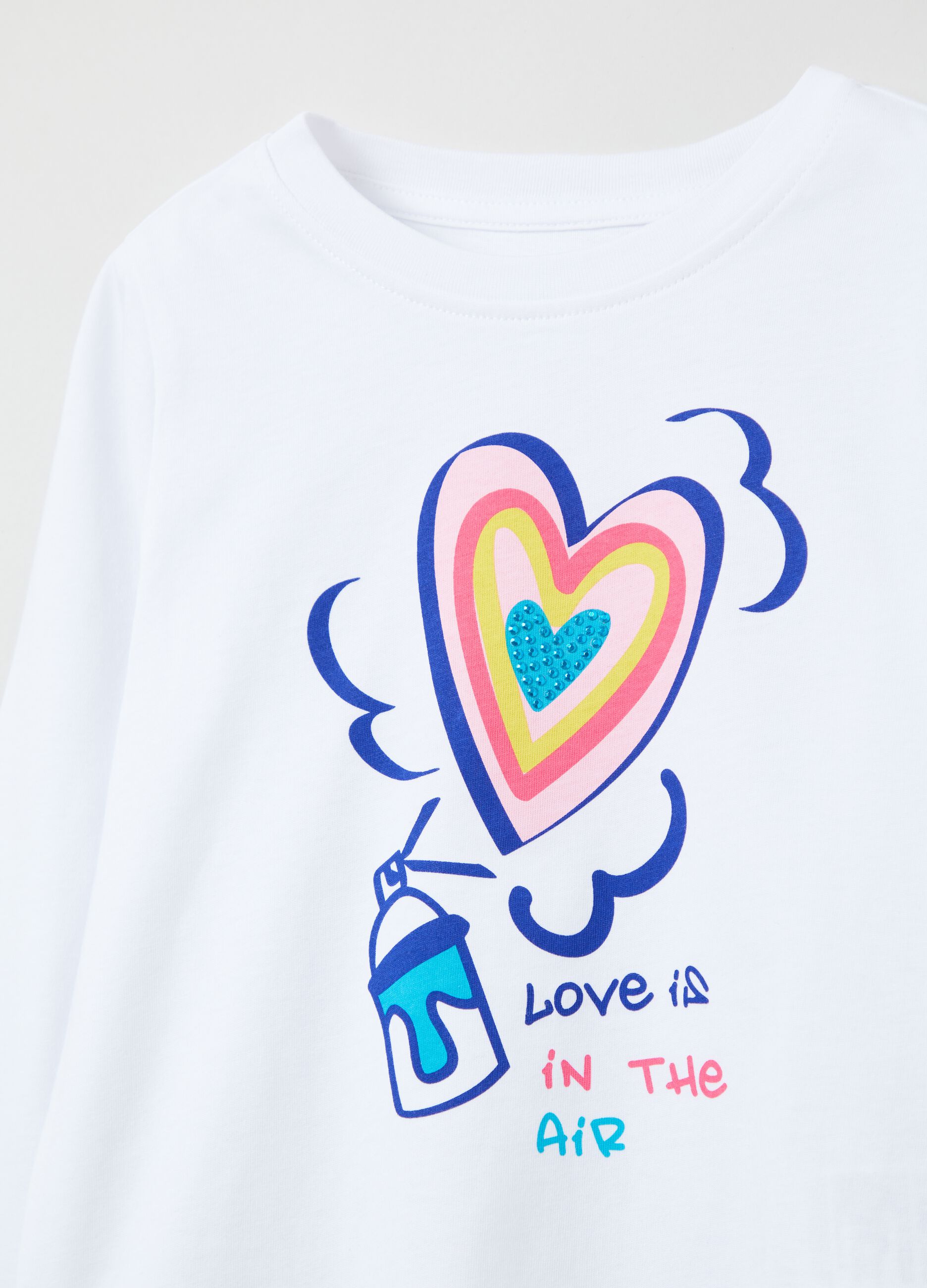 T-shirt a maniche lunghe in cotone_2