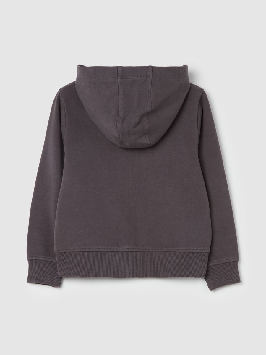 Full-zip con cappuccio e strass_1