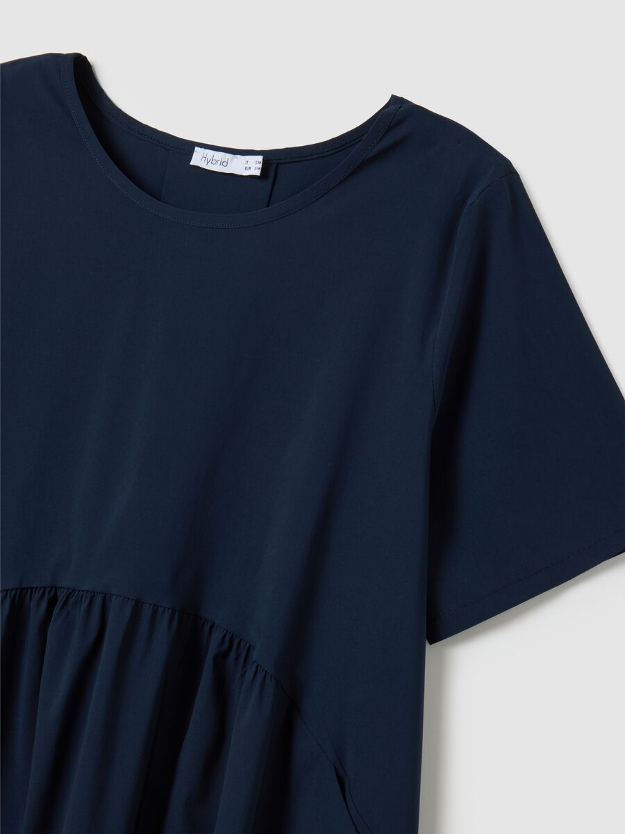 Women's dress in green blend regular fit_5