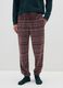 Multicolour regular fit pyjama trousers with geometric pattern_1