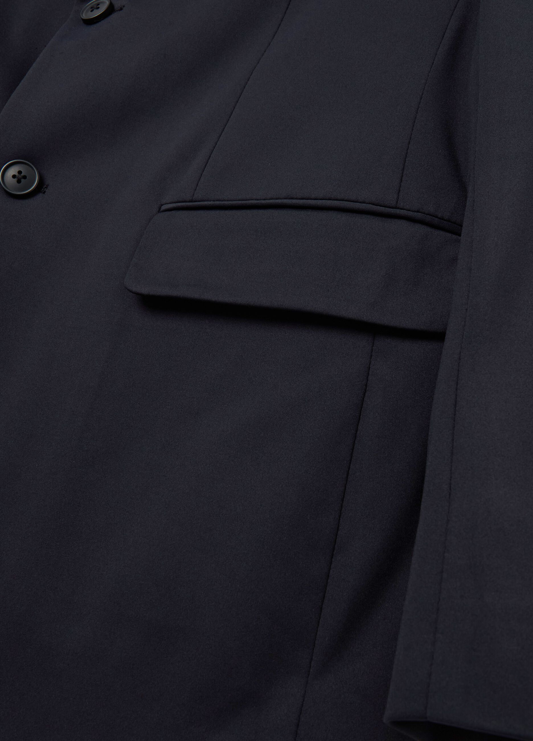 Blazer in tessuto tecnico 