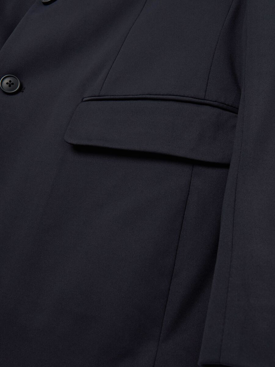 Blazer in tessuto tecnico _5