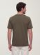 Green pure cotton short-sleeve regular-fit T-shirt_3