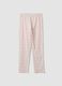 Pantaloni pigiama multicolor in puro cotone organico a quadri_6