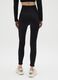 Leggings in tessuto elasticizzato neri regular fit_2