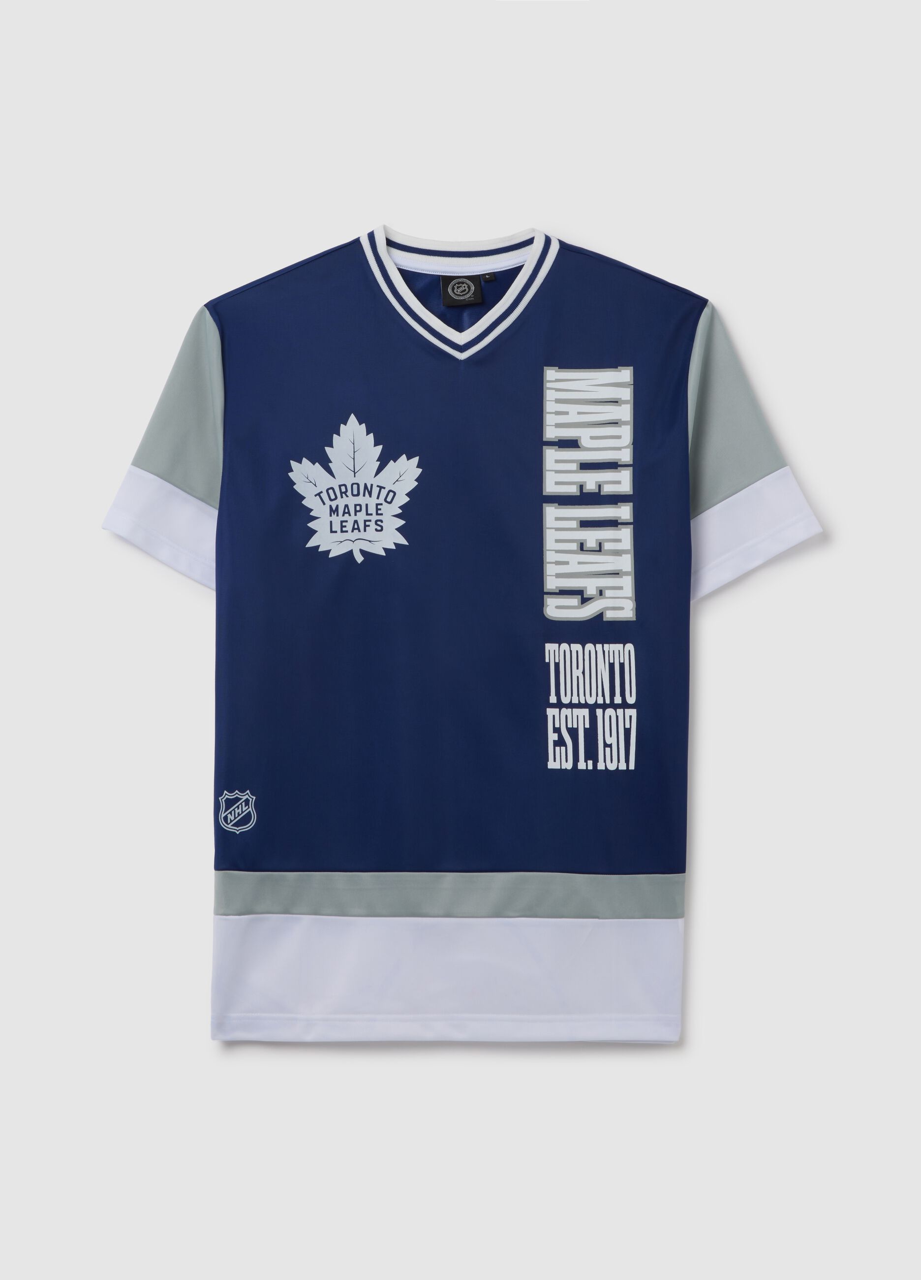 Men's Regular Fit Sports Shirt with Toronto Maple Leafs Logo