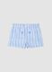 Multicoloured striped boys&rsquo; boxer swim shorts_0