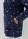 Short full-zip dressing gown with snowflakes print_3