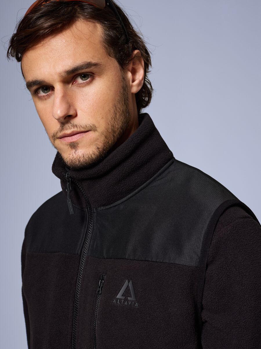 Full zip fleece vest ALTAVIA WITH DEBORAH COMPAGNONI_2