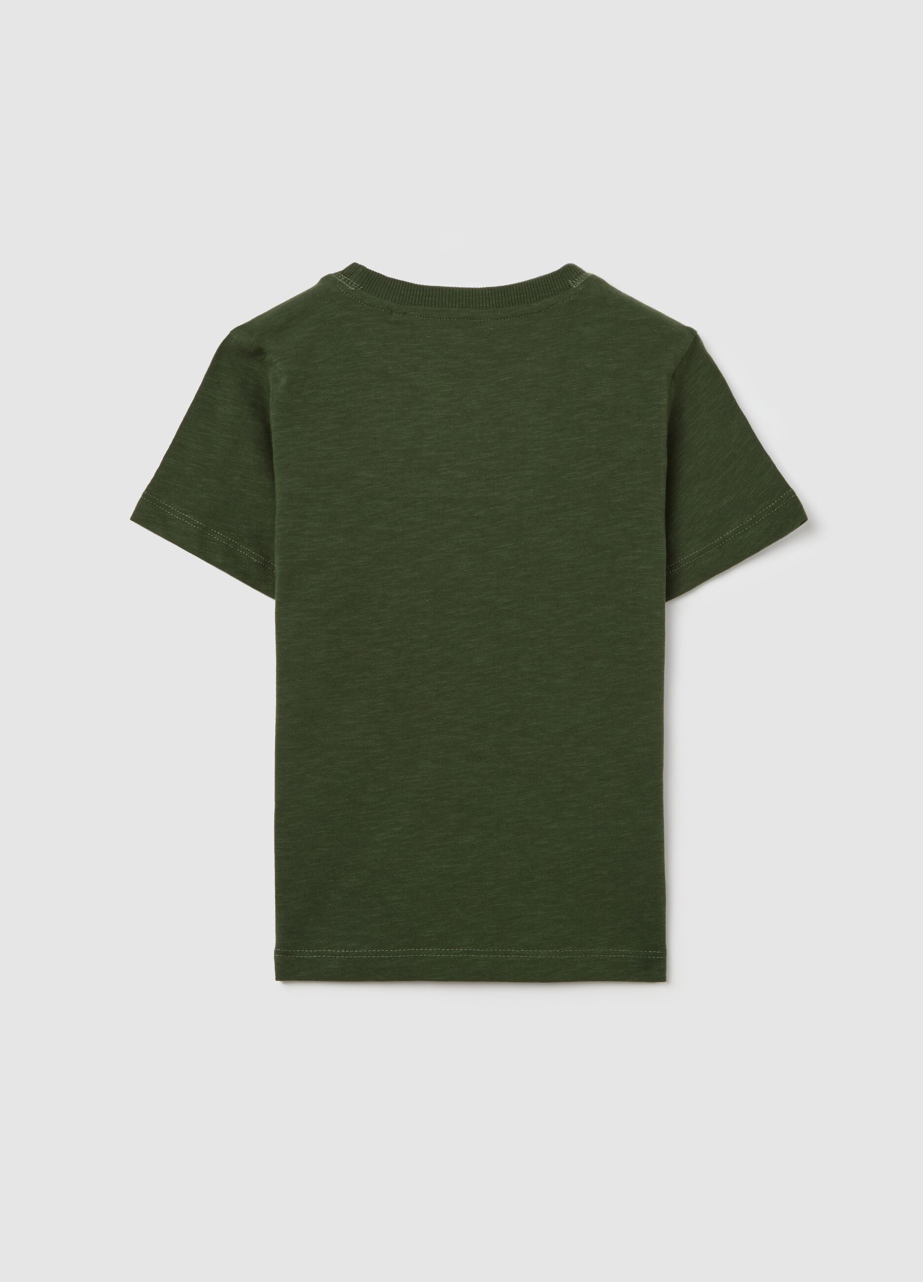 T-shirt in cotone con scollo rotondo