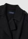 Long Black Wool Blend Coat in Regular Fit_5