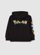 Full-zip sweatshirt with hood and Pokemon print_1