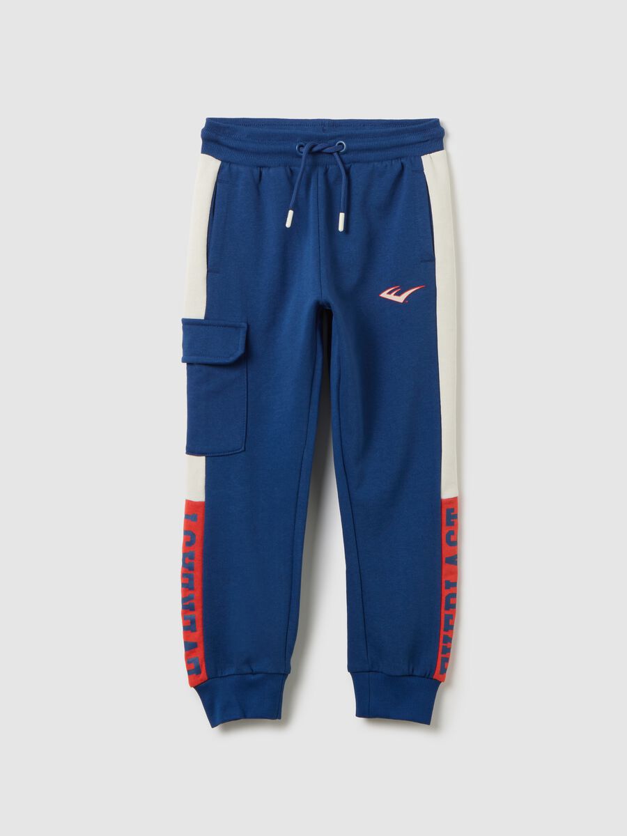 Comfortable Cotton Blue Joggers_0