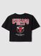 Black pure cotton short-sleeve T-shirt_4