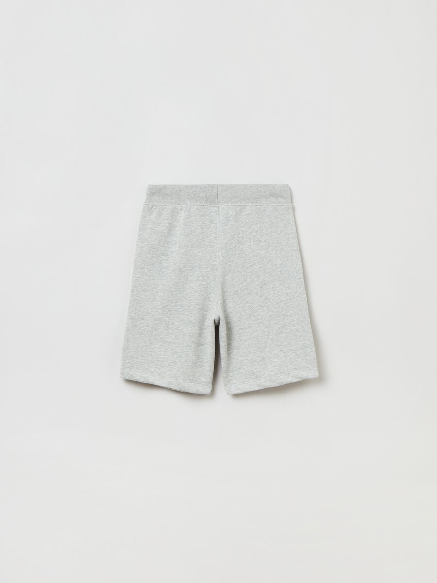 French terry Bermuda shorts with logo_1