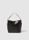 Black Shopper Bag with Buckle_1