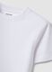 Boys&rsquo; white pure cotton T-shirt, regular fit_2