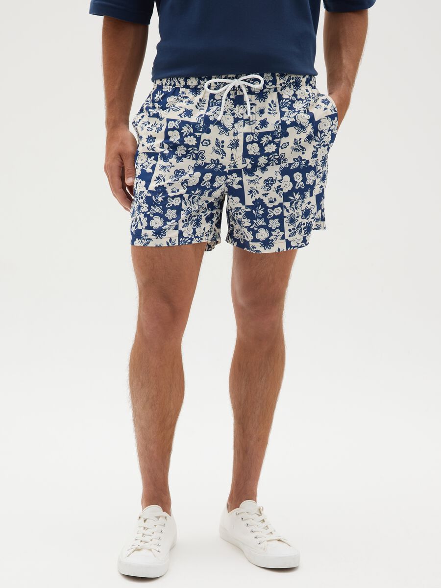 Men's multicolour regular fit shorts_1