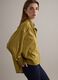 Green short-sleeved pure cotton shirt_1