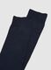 Twin pack of long blue elasticated cotton-blend socks_2