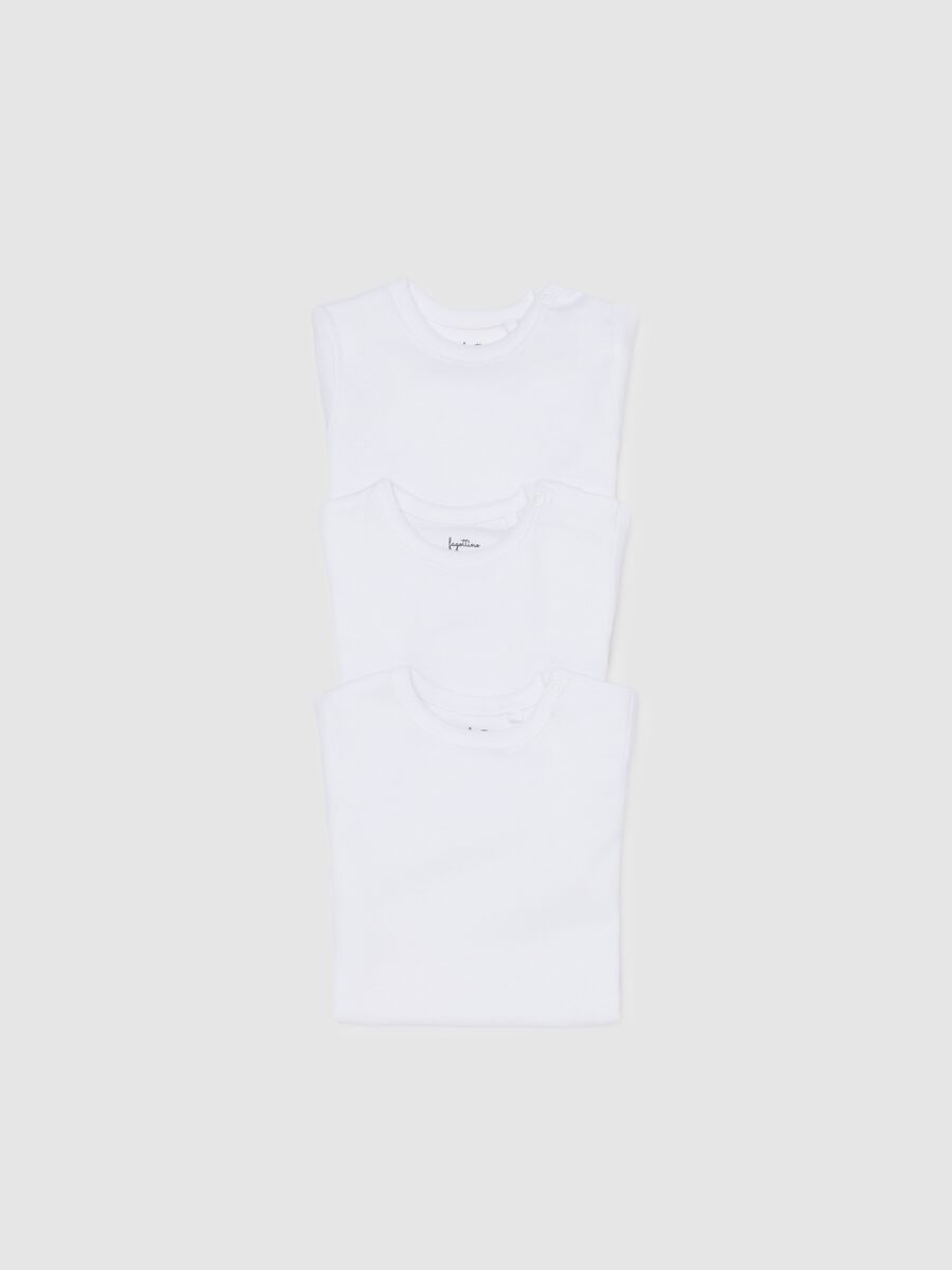 Tripack body bianchi da neonato in puro cotone organico_2