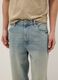 Jeans baggy blu in puro cotone elasticizzato_3