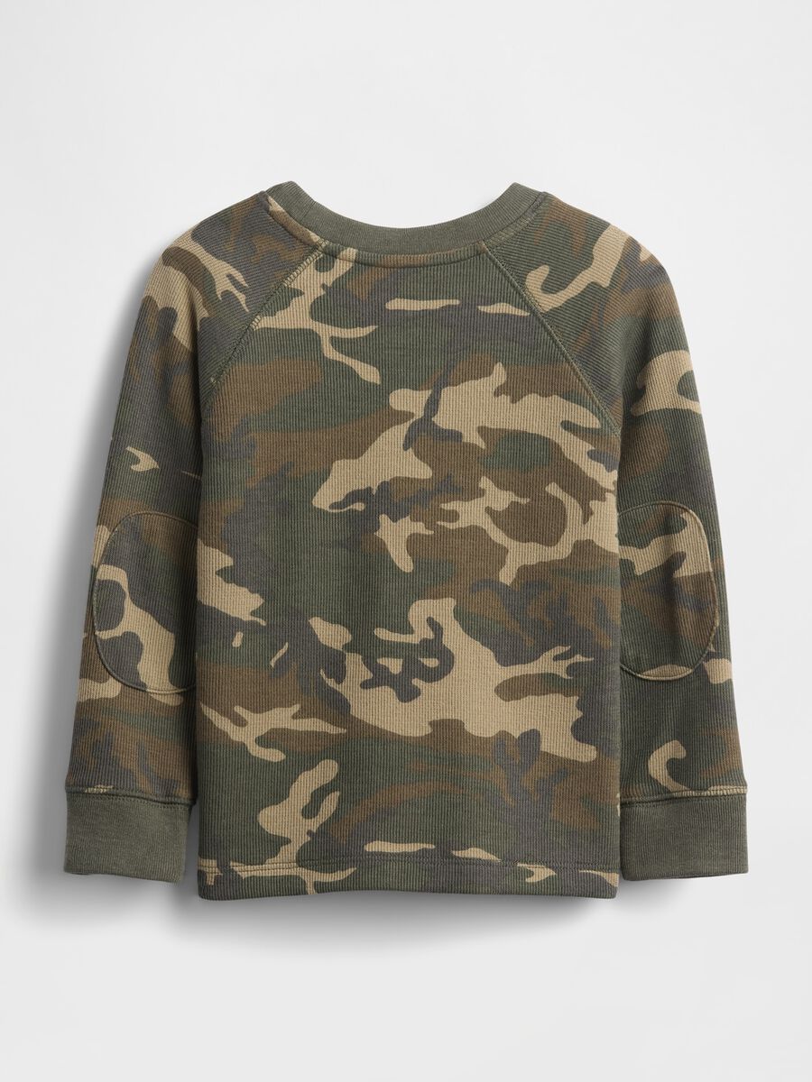 Camouflage Green Long Sleeve T-shirt_1