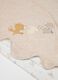 Beige Cotton Blend Baby Blanket_1