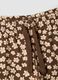 Beige pure cotton shorts with heart print_2