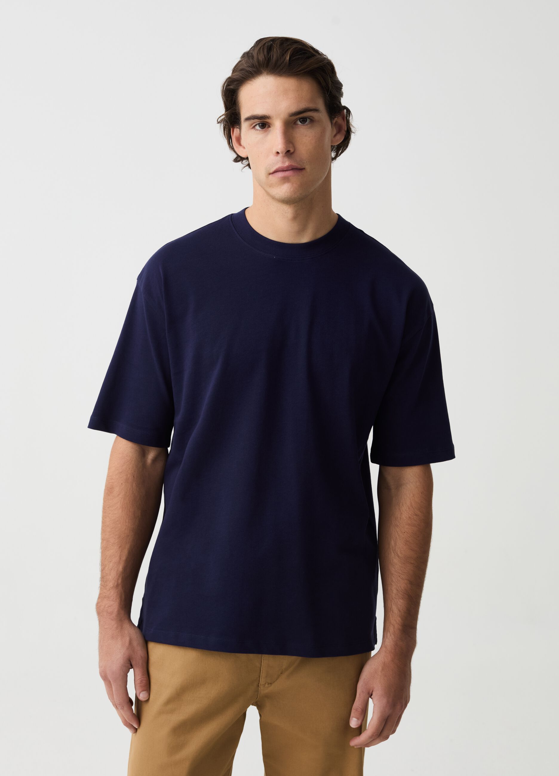 Ovs T-shirt in cotone tinta unita