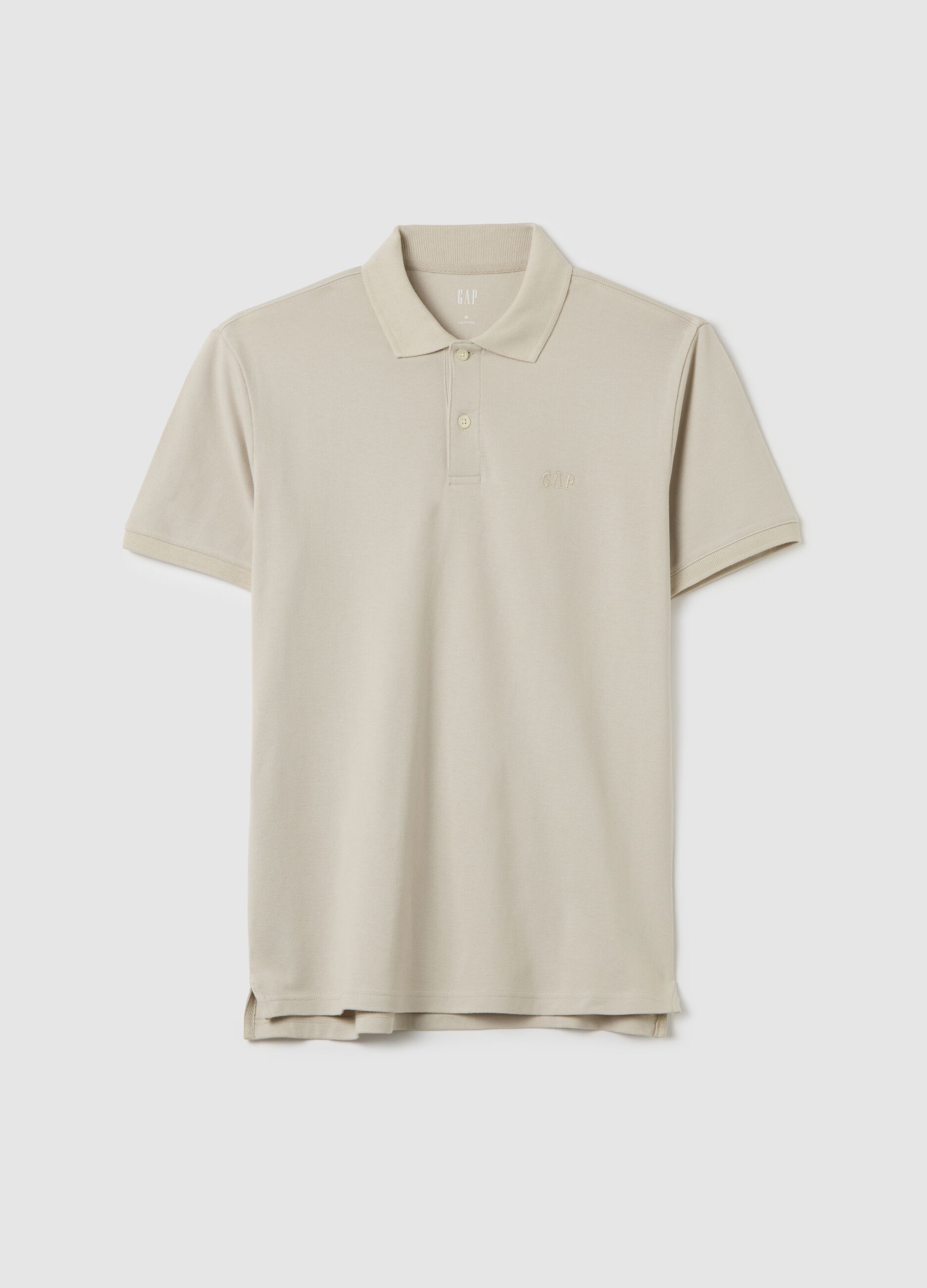 Polo in piquet con ricamo logo