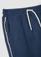 Pantaloni jogger blu in puro cotone_2