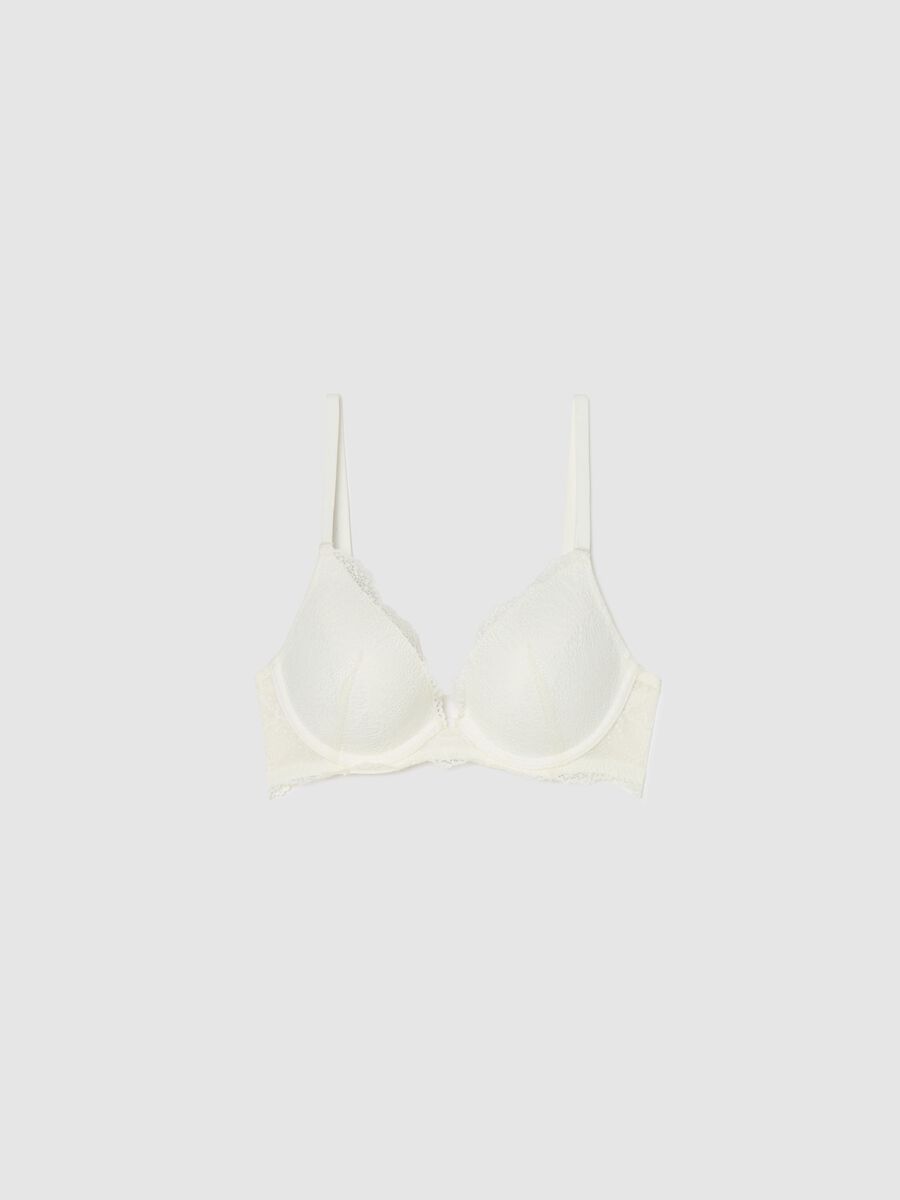 Barbara Push-Up bra in geometric lace_4