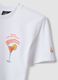 White pure cotton regular fit T-shirt with spritz prints_5