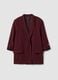 Red regular-fit lined blazer with classic lapels_4