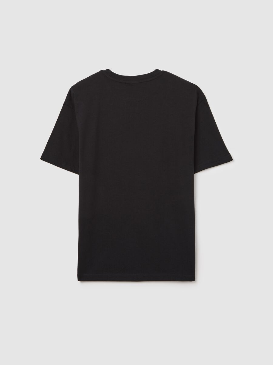 Black cotton T-shirt with McLaren Miami Florida print_4