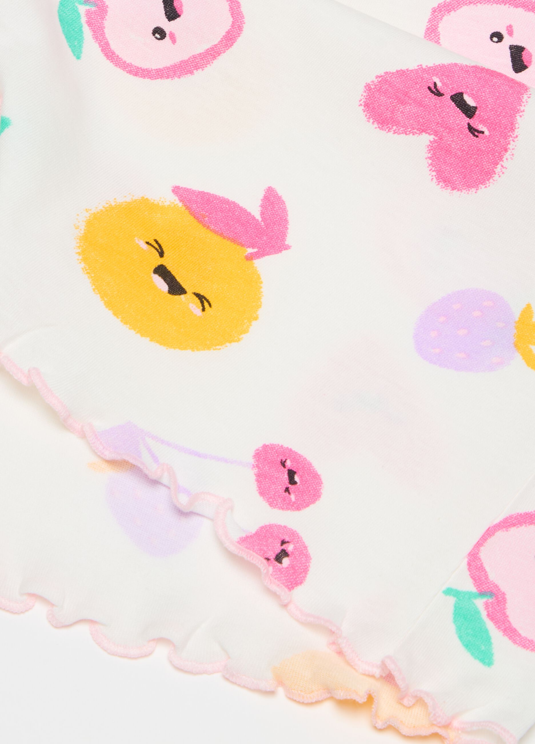 Organic cotton pyjamas with print