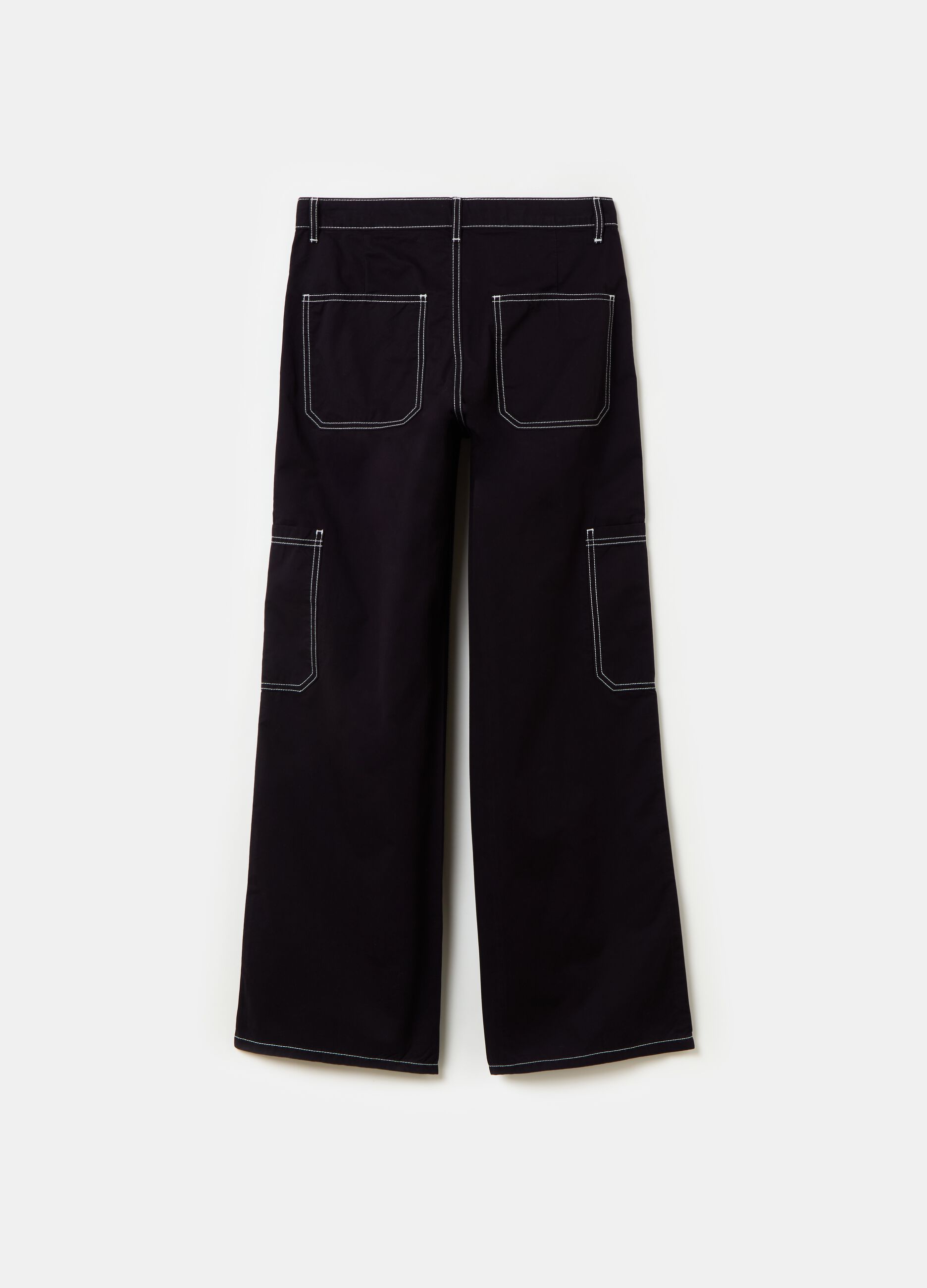 Pantaloni cargo in cotone