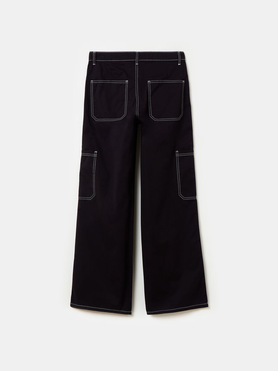 Cotton cargo trousers_1