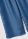Girls' blue culotte jeans in pure lyocell regular fit_3