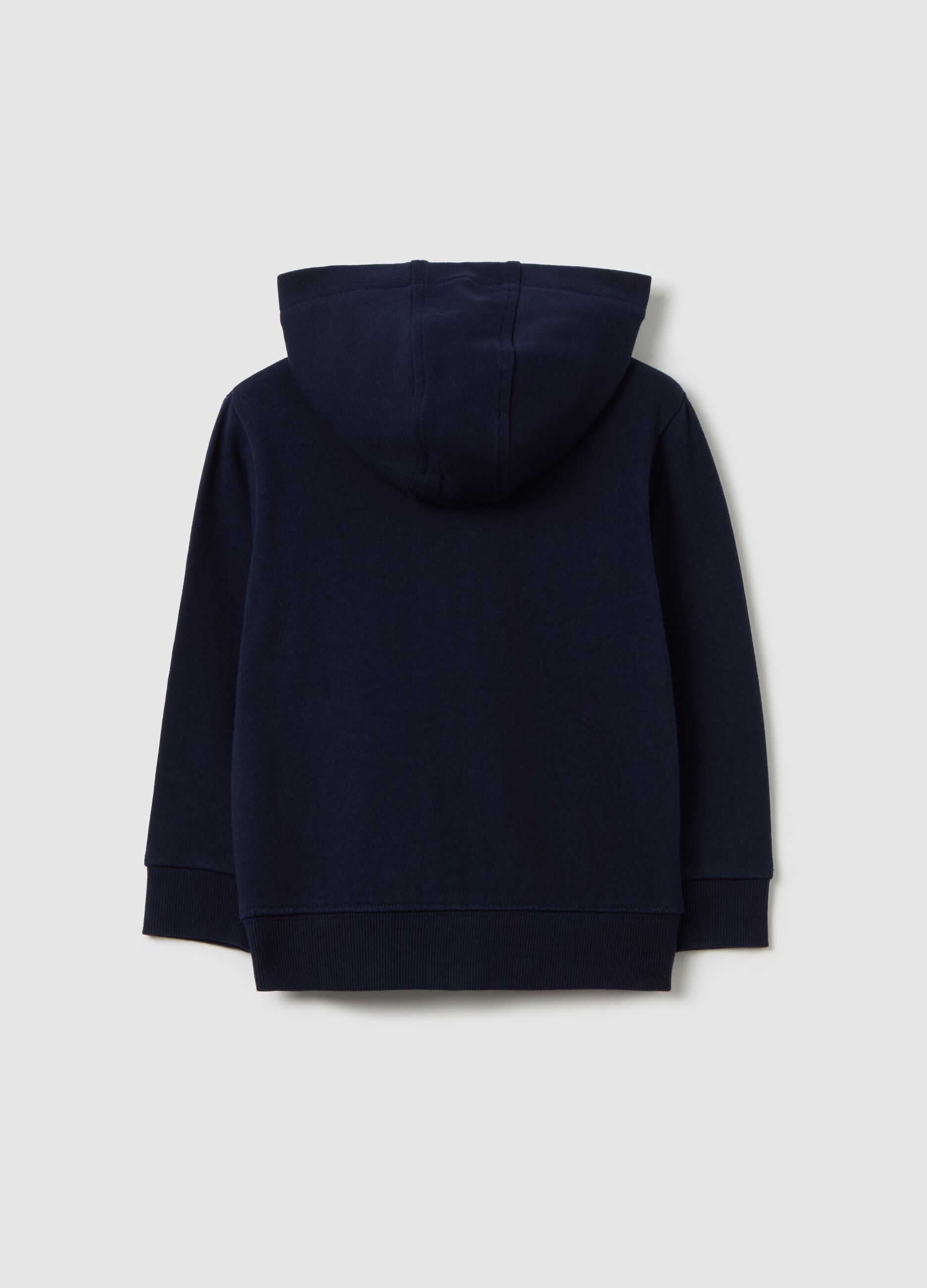 Full-zip in French Terry con cappuccio