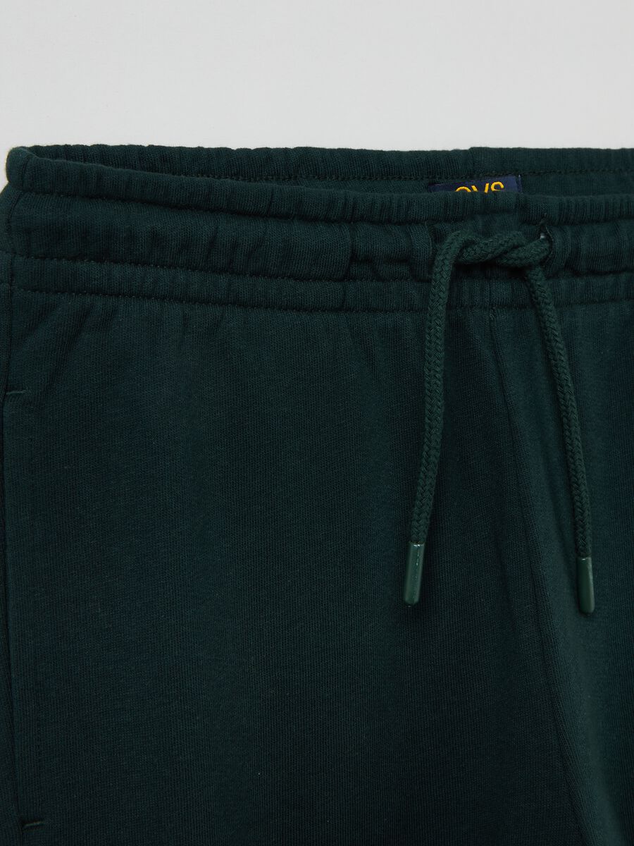 Joggers in felpa con coulisse_2