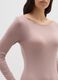 Long-sleeve pink stretch top_2