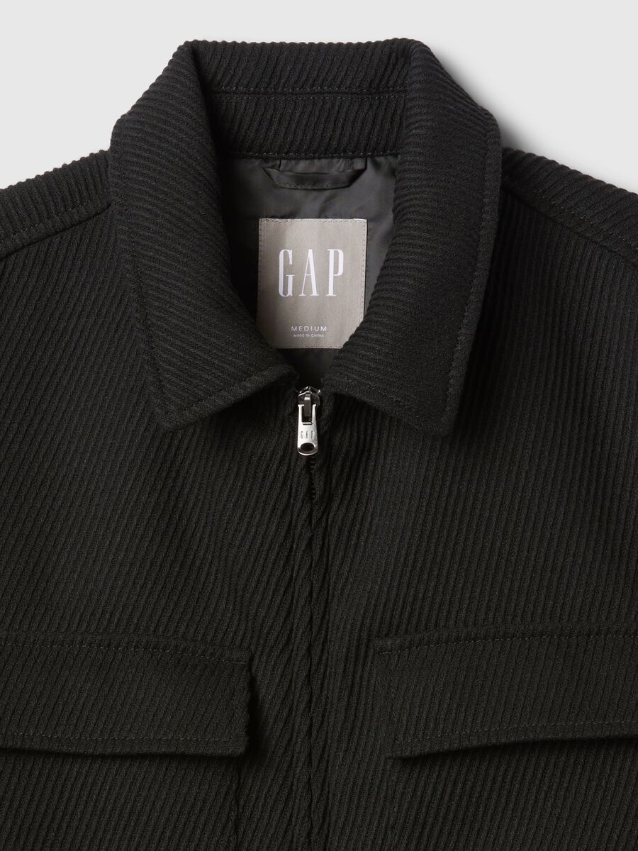 Jacket in wool twill_4