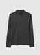 Black Pure Cotton Regular Fit Sweater_0