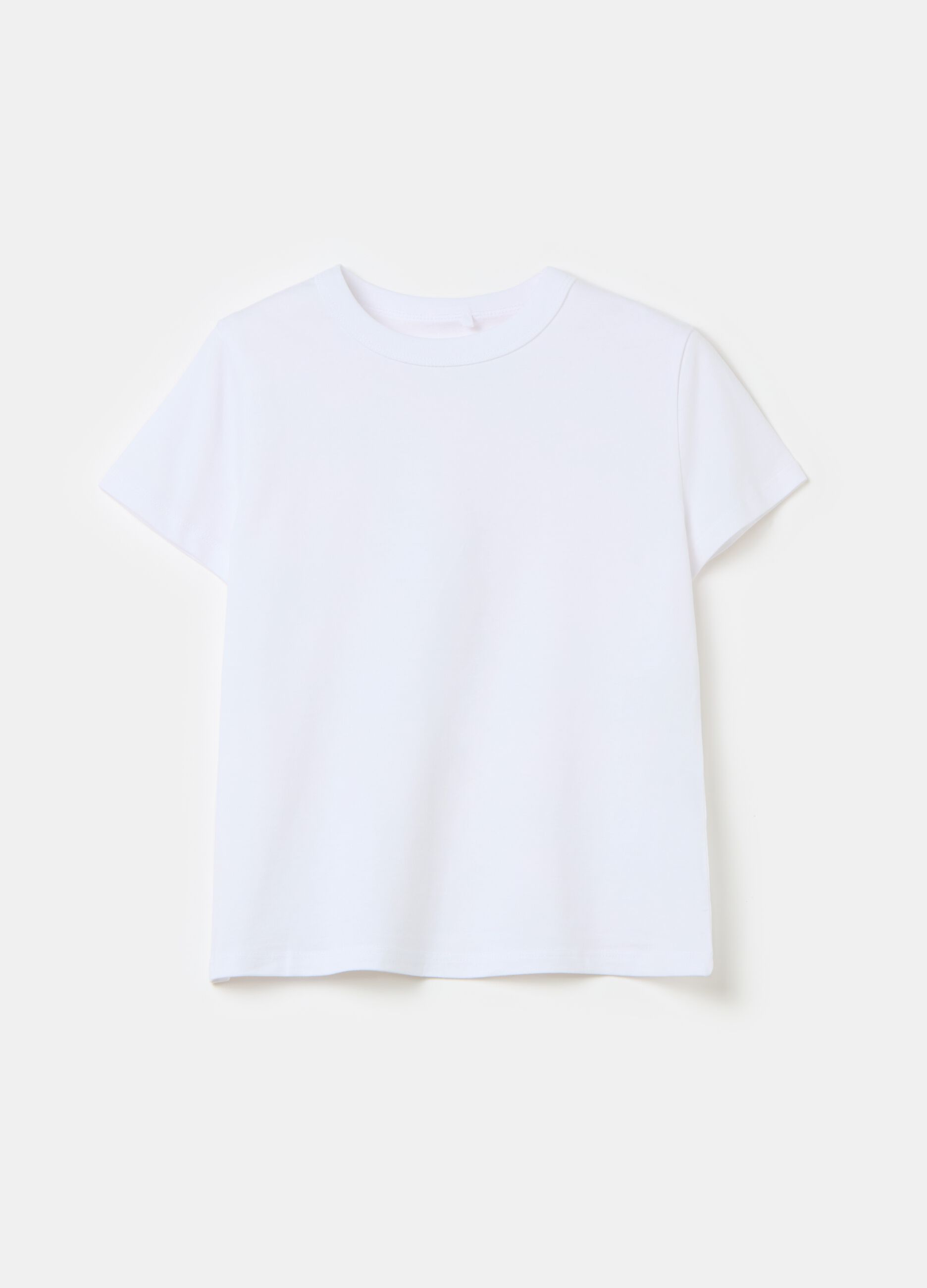 T-shirt Essential girocollo in cotone bio